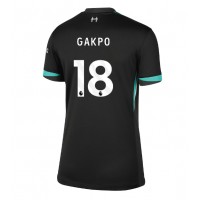 Fotballdrakt Dame Liverpool Cody Gakpo #18 Bortedrakt 2024-25 Kortermet